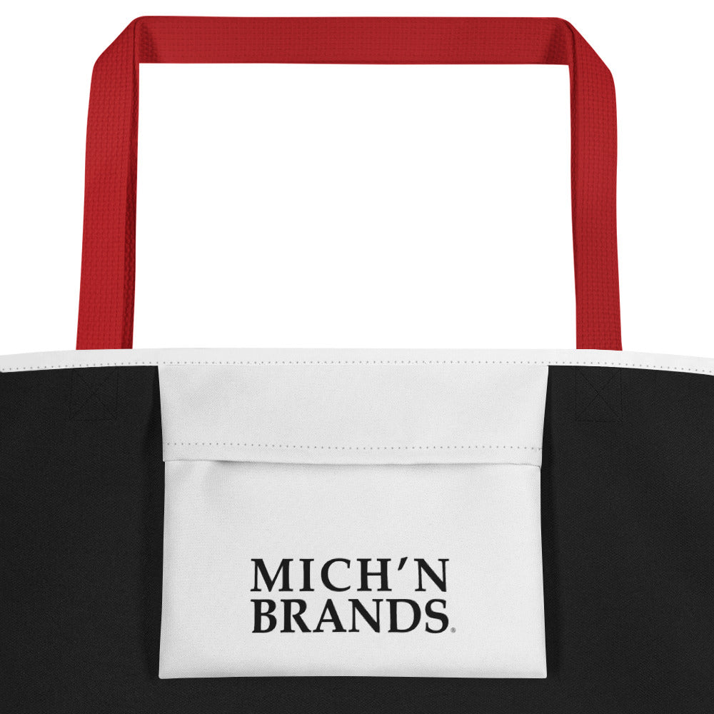 Cherry Pick'n Mich'n Large Tote Bag