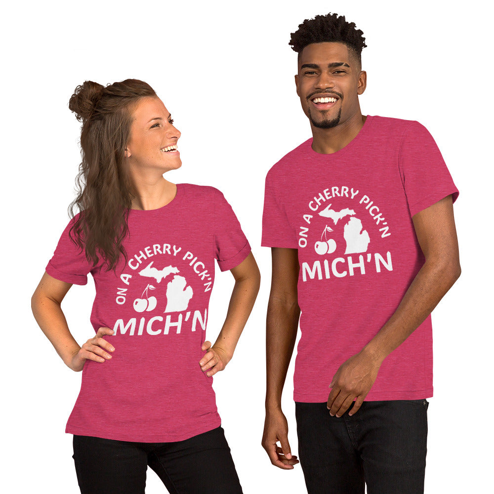 Cherry Pick'n Mich'n Unisex T-Shirt – Mich'n Brands Inc.