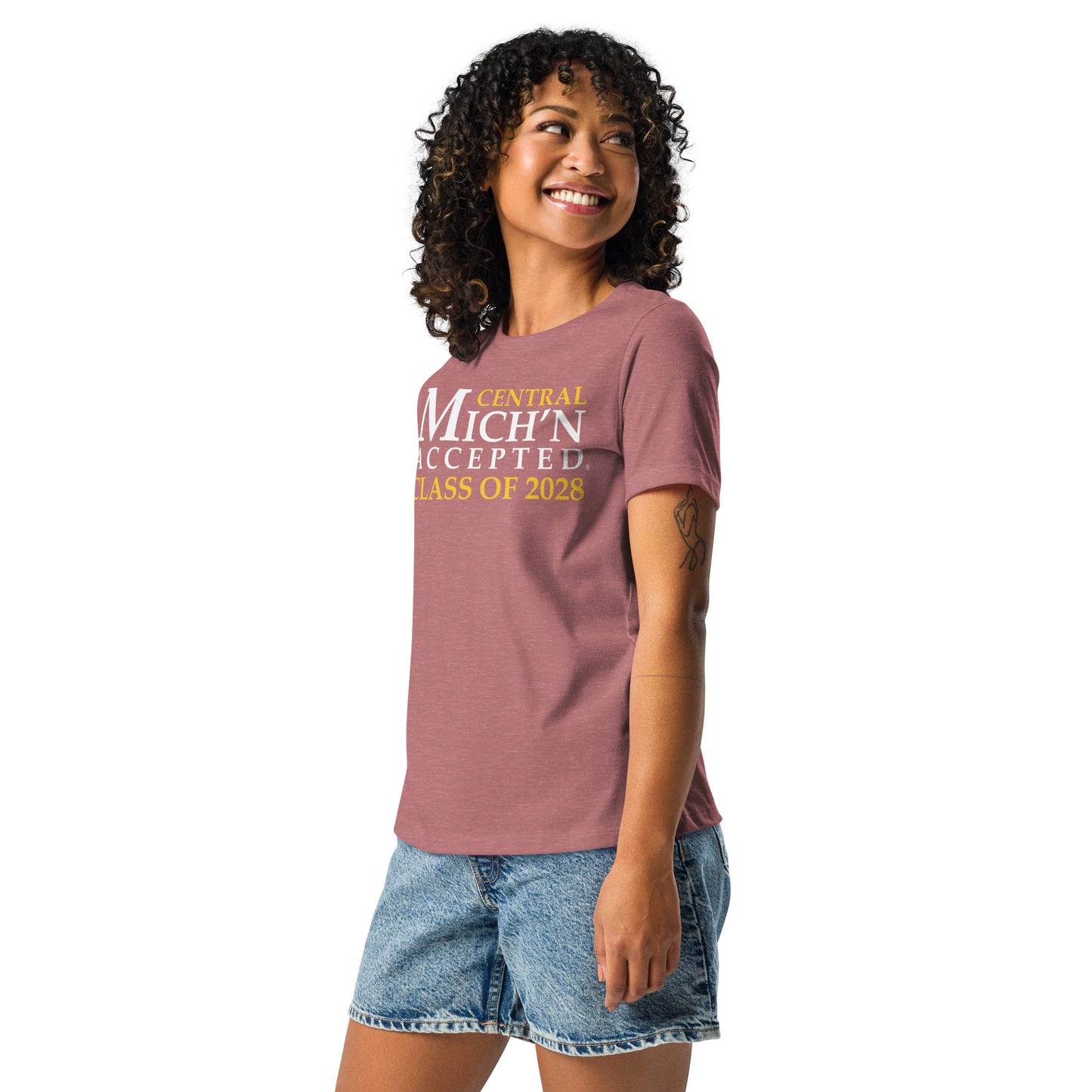 Central Accepted Grad 2028 Women's Red T-Shirt