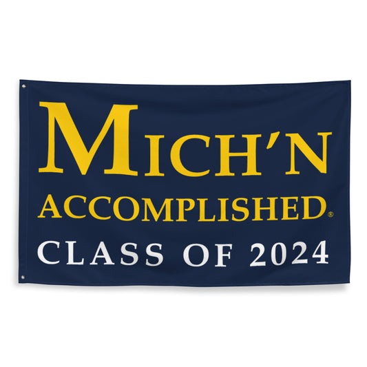 Michigan Accomplished Grad 2024 Flag