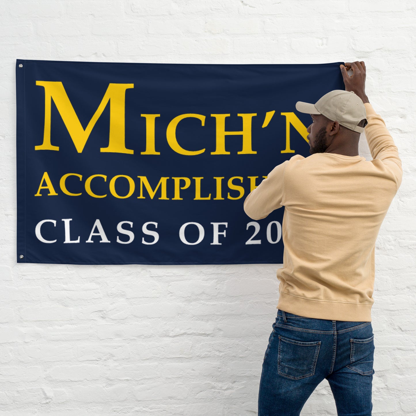 Michigan Accomplished Grad 2024 Flag