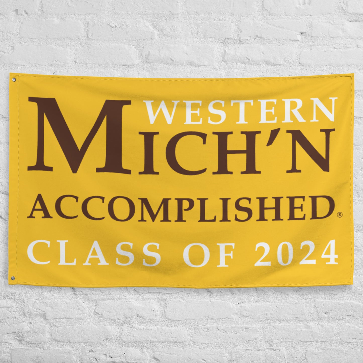 Western Accomplished Grad 2024 Flag