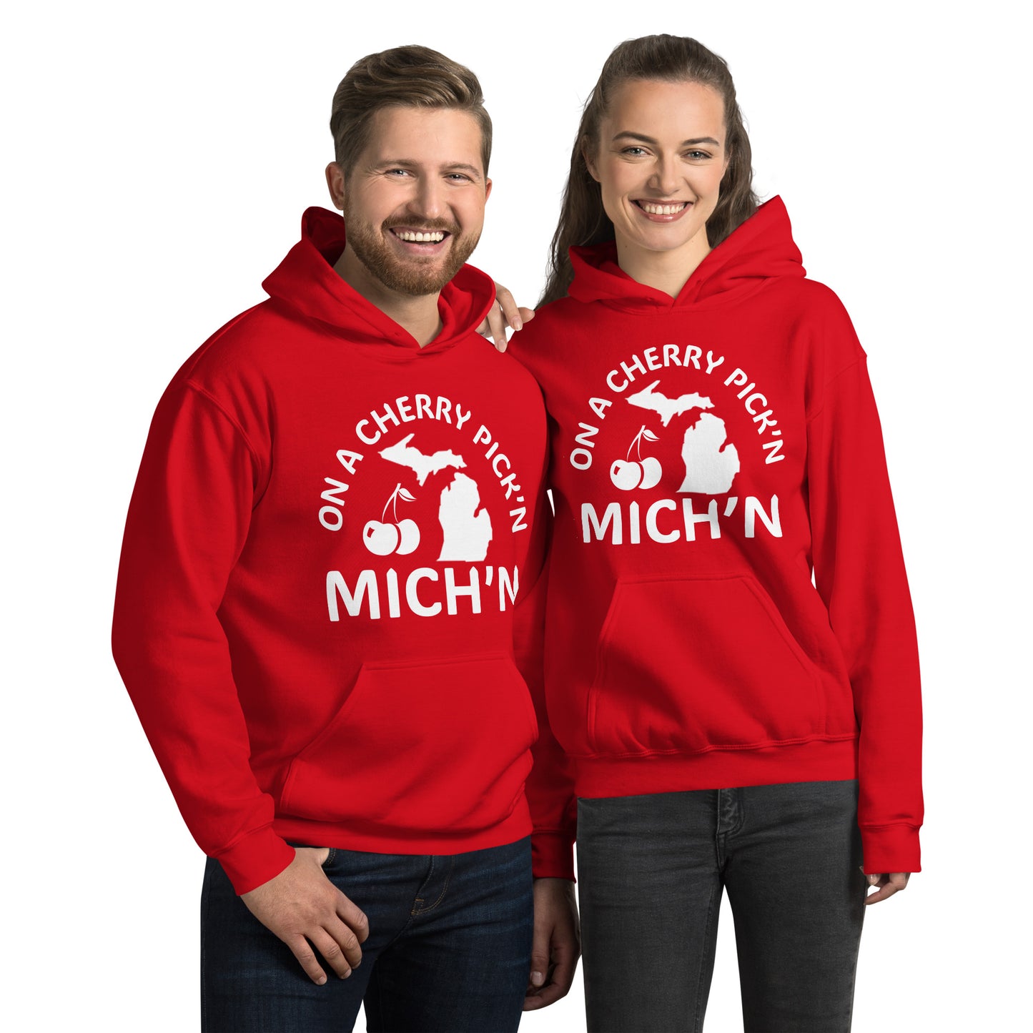 Cherry Pick'n Mich'n Unisex Hoodie