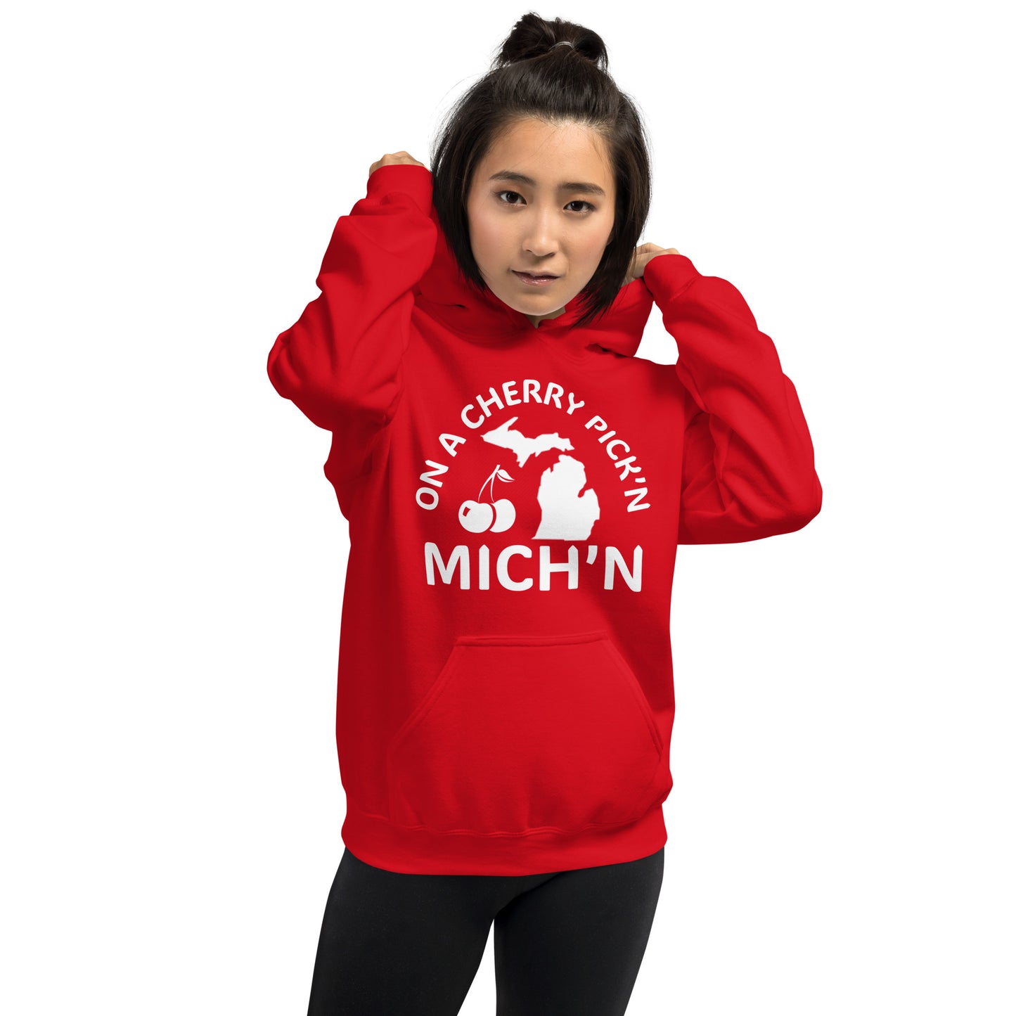 Cherry Pick'n Mich'n Unisex Hoodie