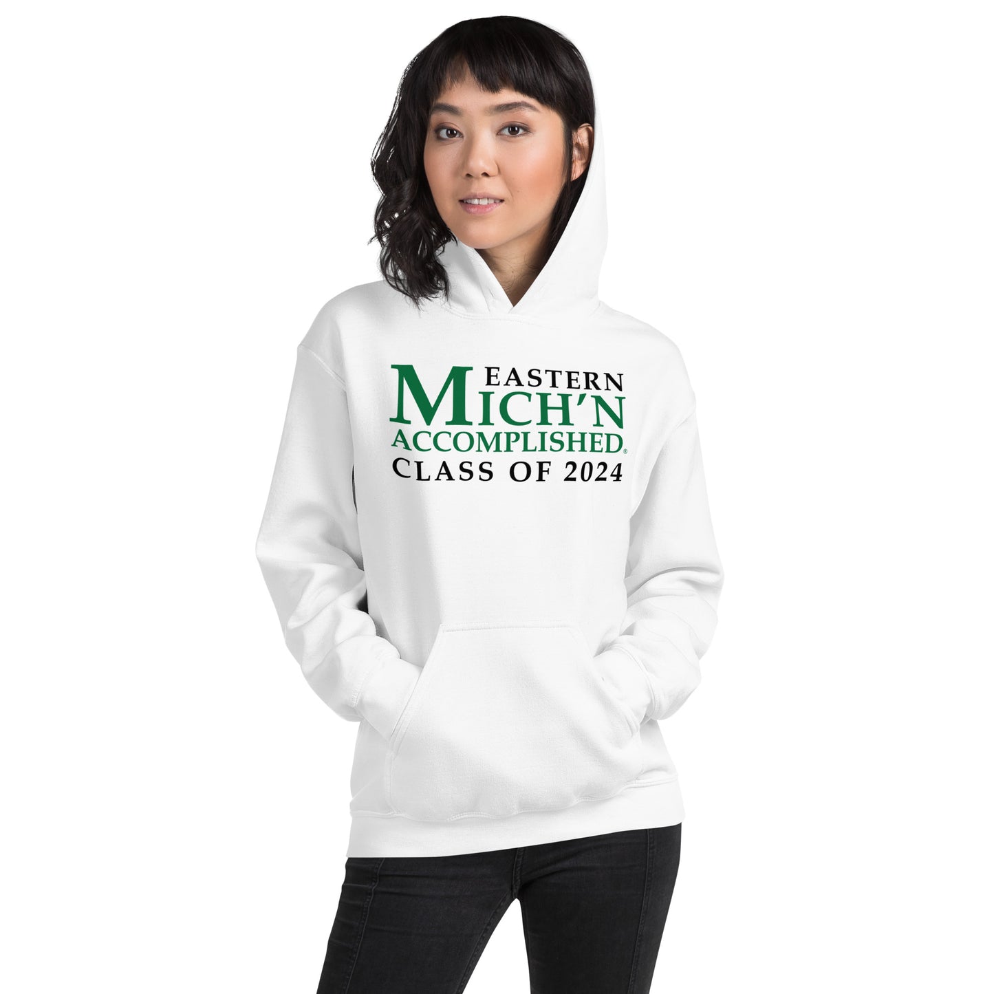 Eastern Accomplished Grad 2024 Unisex White Hoodie