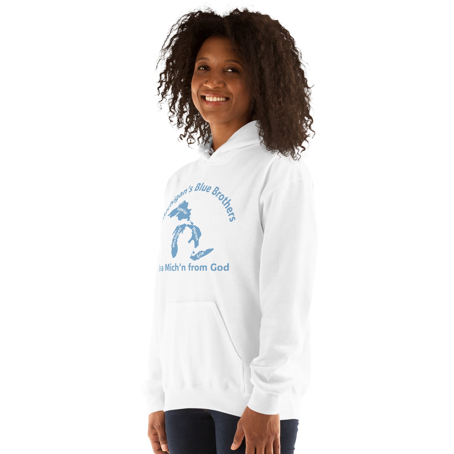 Michigan Blue Brothers Unisex Hoodie