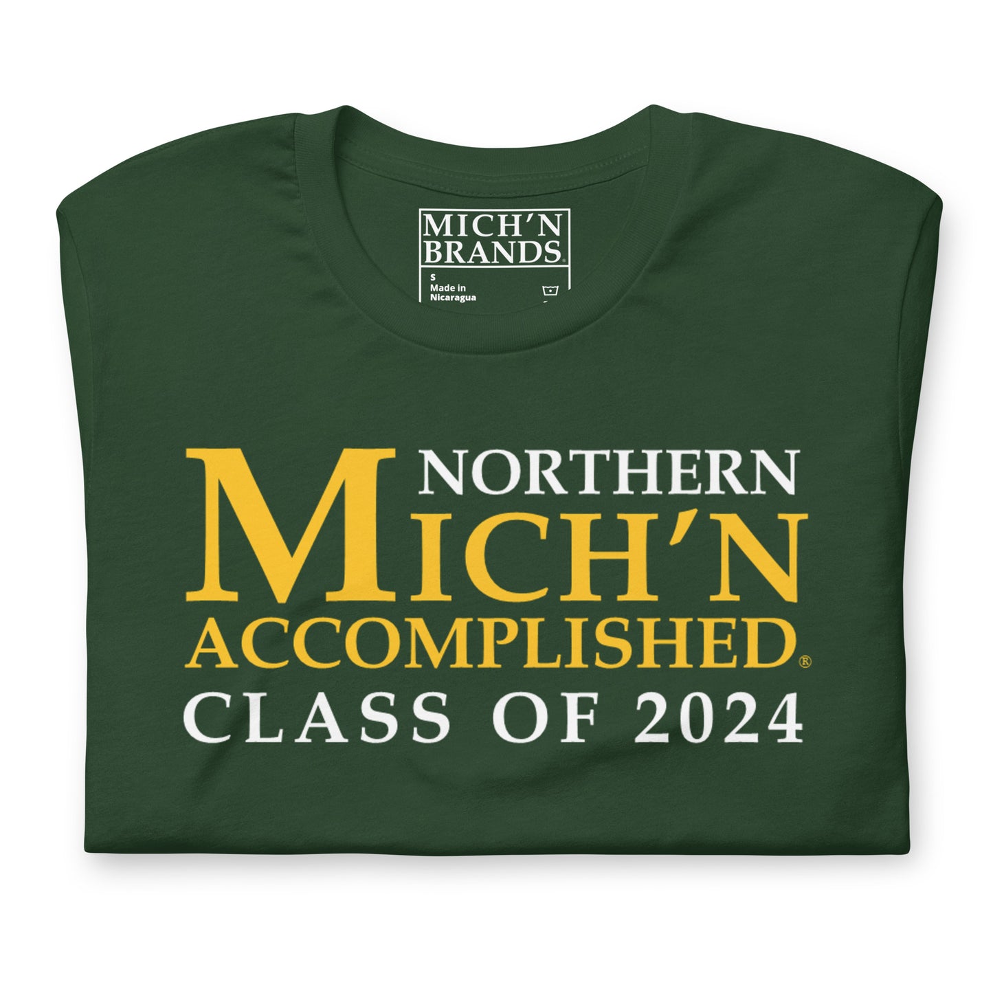 Northern Accomplished Grad 2024 Unisex Green T-Shirt