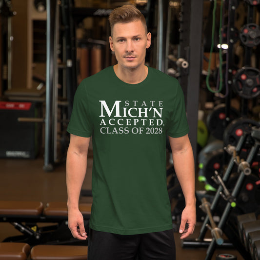 State Accepted Grad 2028 Unisex Green T-Shirt