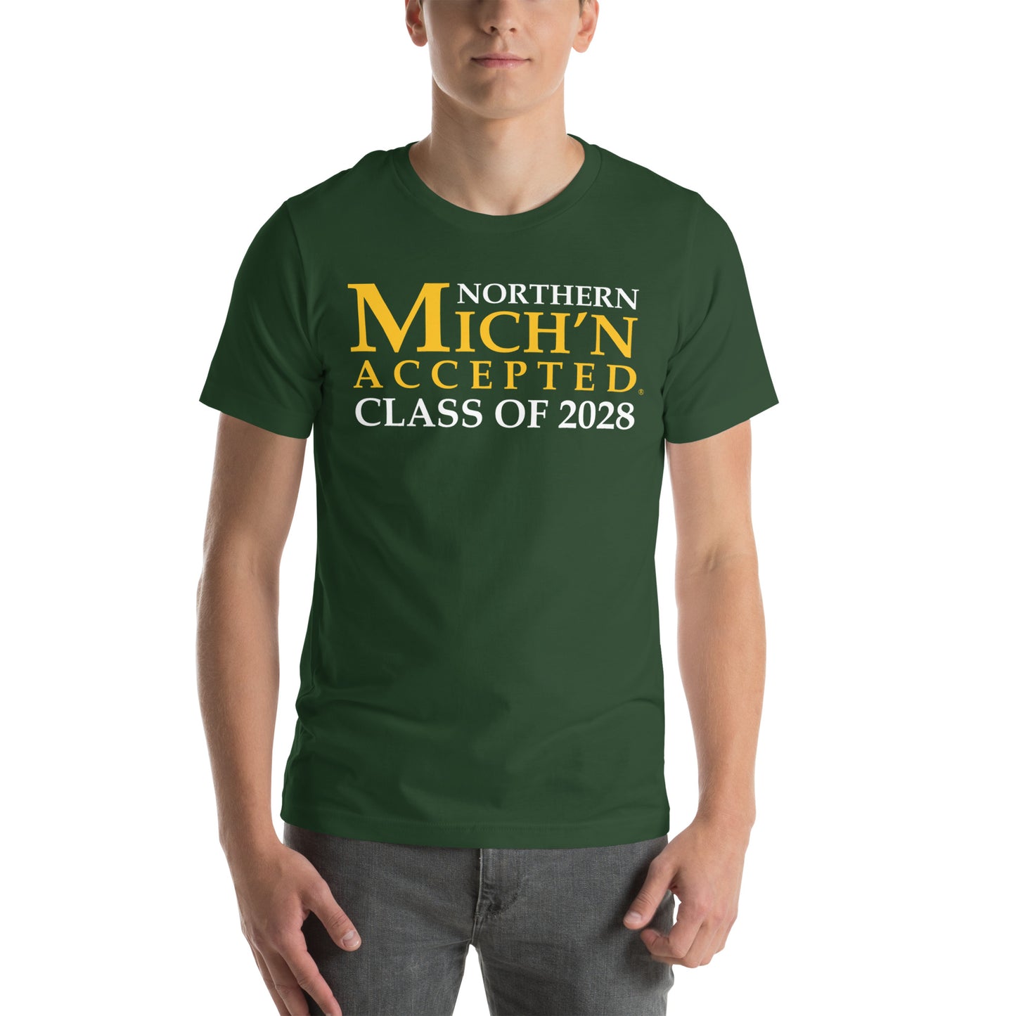 Northern Accepted Grad 2028 Unisex Green T-Shirt