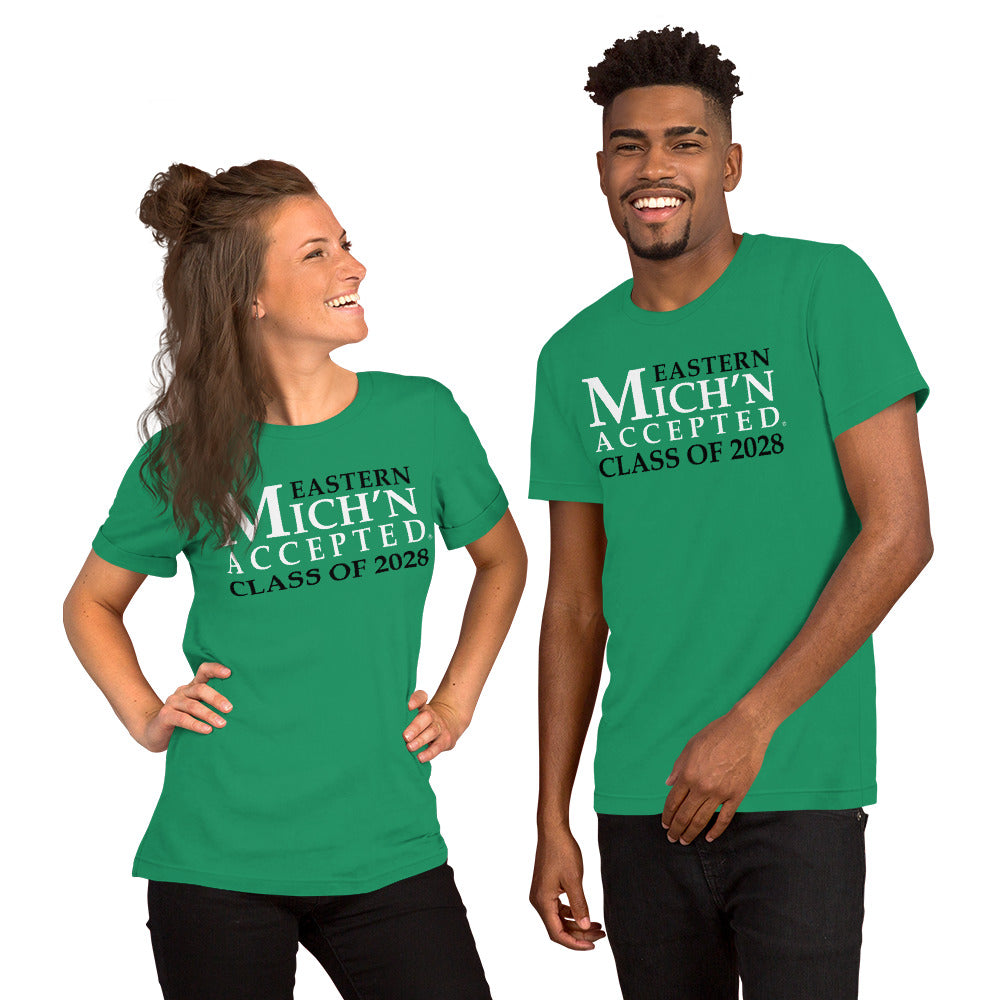 Eastern Accepted Grad 2028 Unisex Green T-Shirt