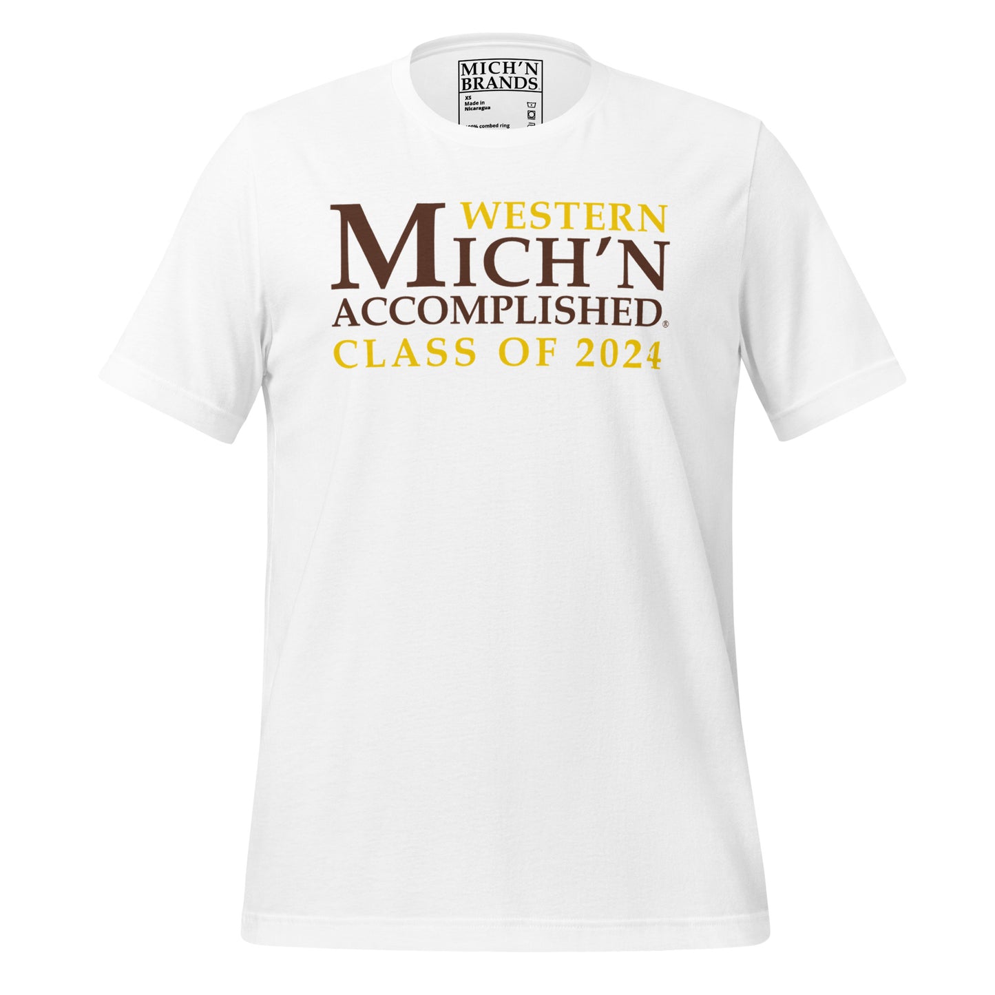 Western Accomplished Grad 2024 Unisex White T-Shirt