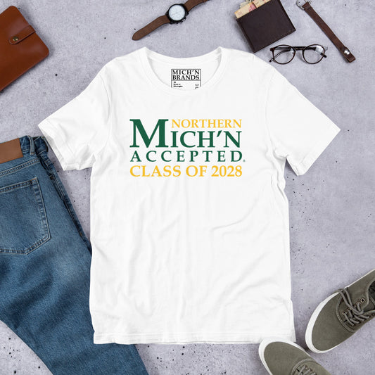 Northern Accepted Grad 2028 Unisex White T-Shirt