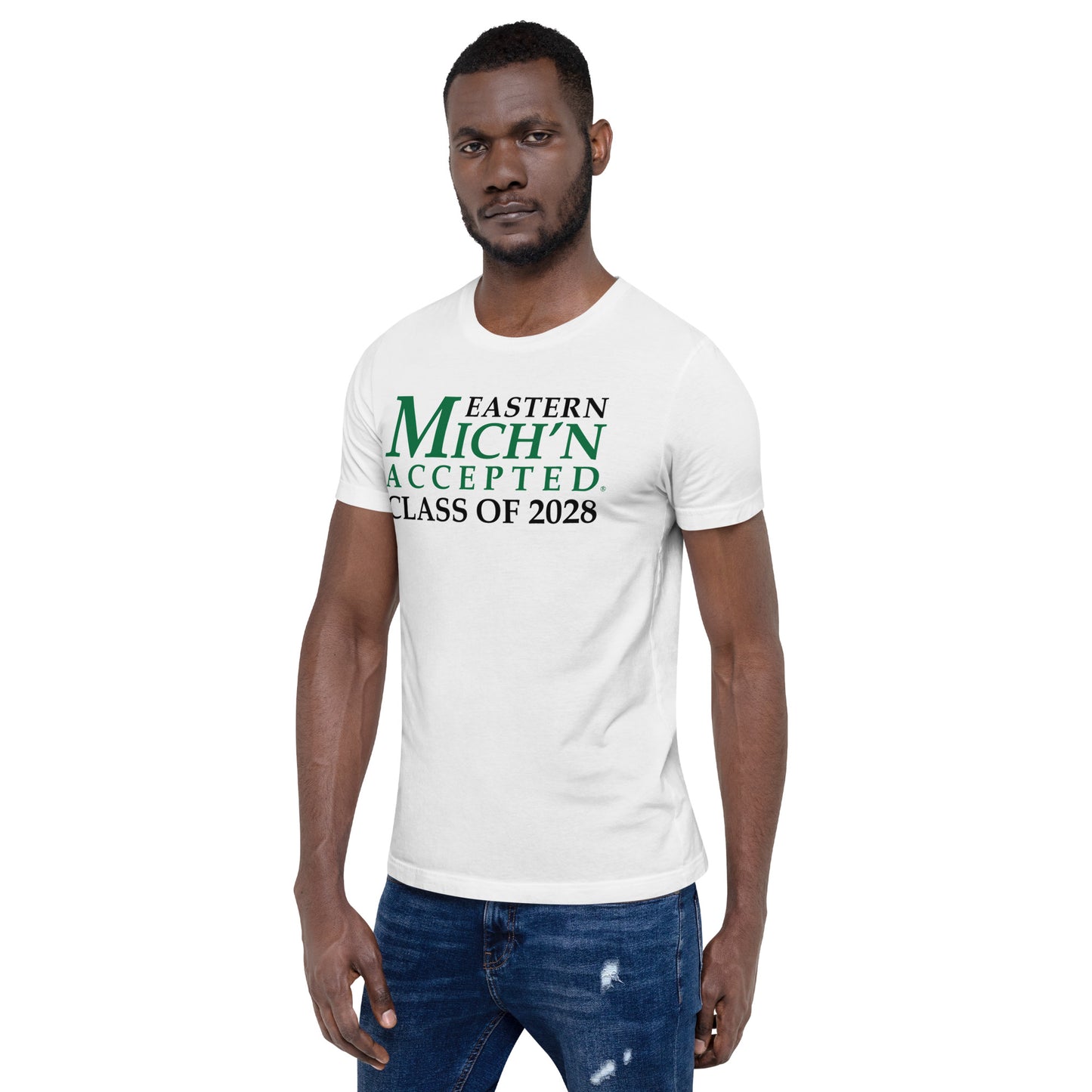 Eastern Accepted Grad 2028 Unisex White T-Shirt