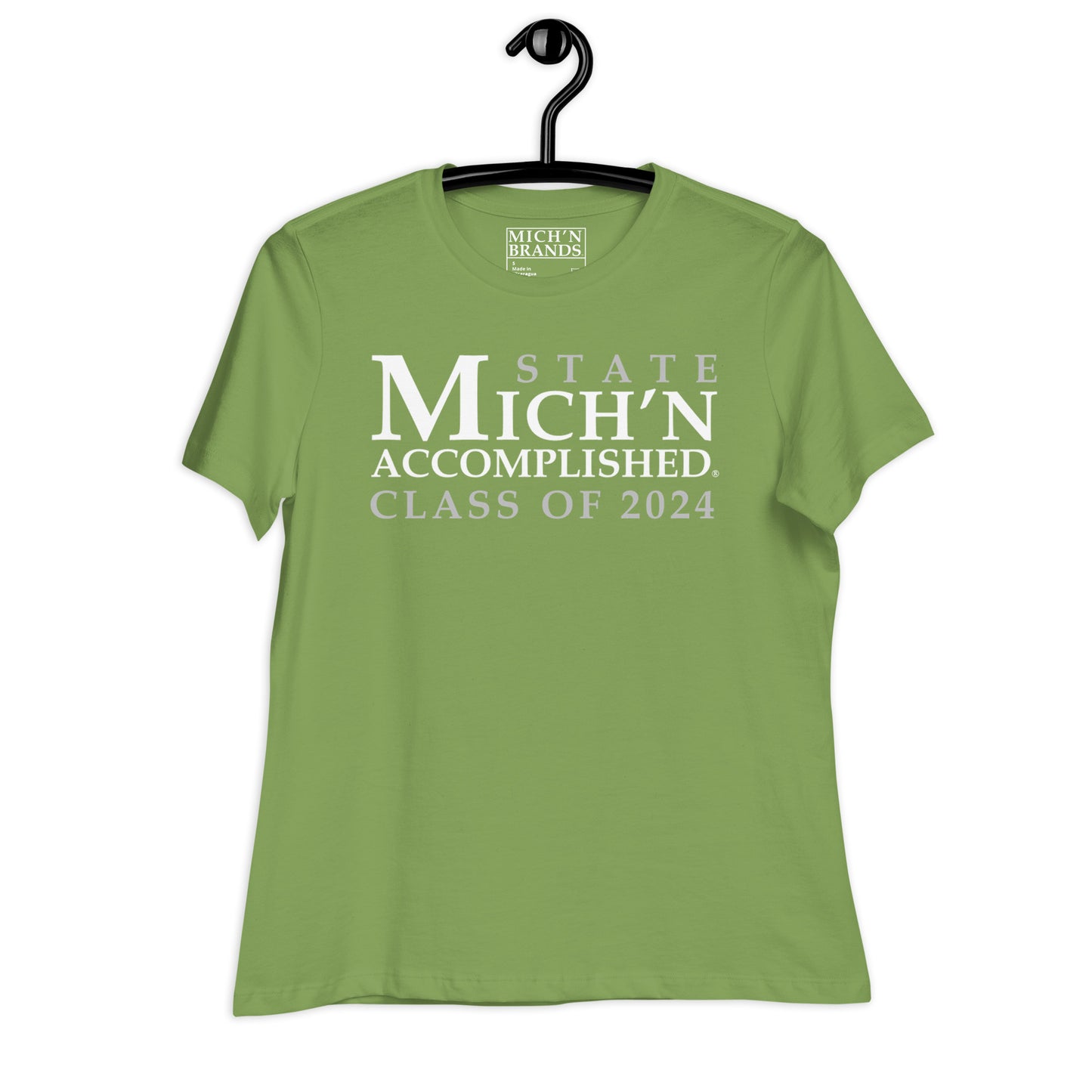 State Accomplished Grad 2024 Women's Green T-Shirt