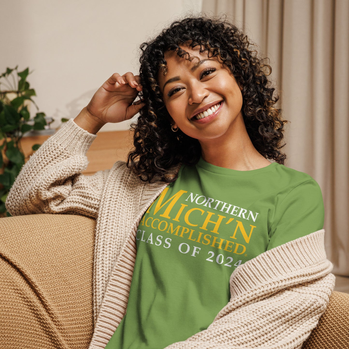 Northern Accomplished Grad 2024 Women's Green T-Shirt