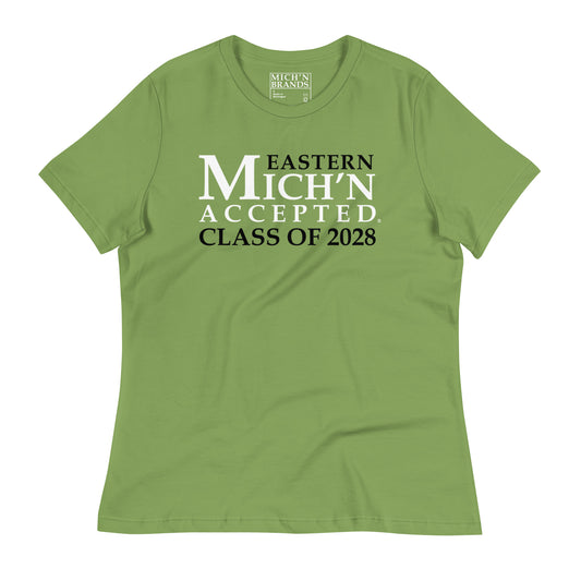 Eastern Accepted Grad 2028 Women's Green T-Shirt