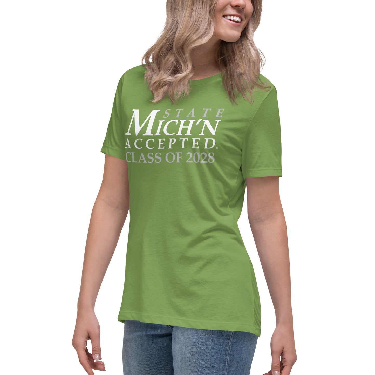 State Accepted Grad 2028 Women's Green T-Shirt