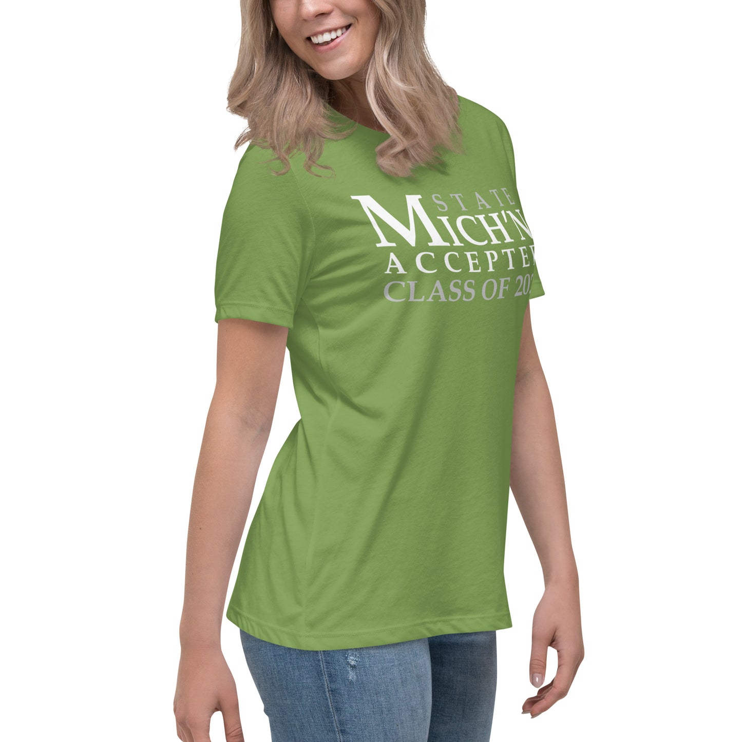 State Accepted Grad 2028 Women's Green T-Shirt