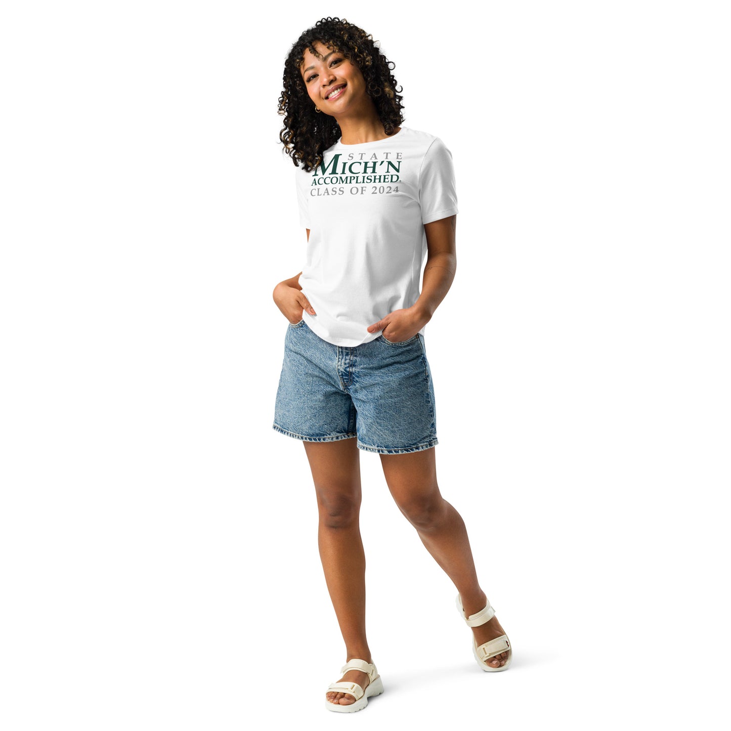 State Accomplished Grad 2024 Women's White T-Shirt