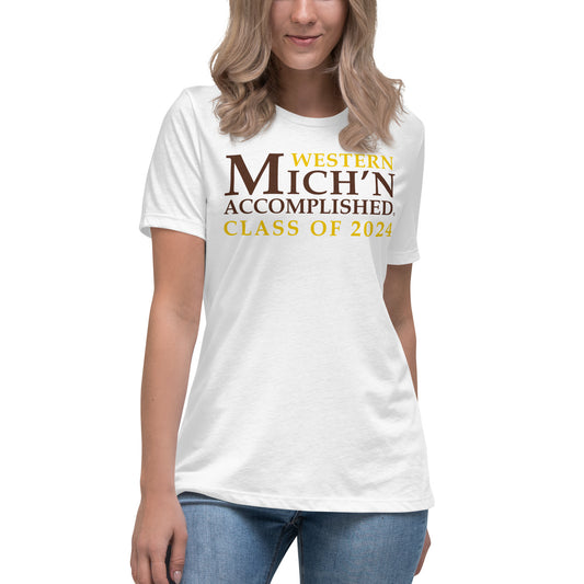 Western Accomplished Grad 2024 Women's White T-Shirt