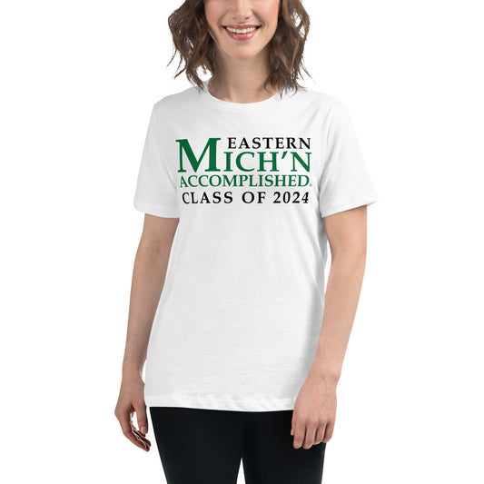 Eastern Accomplished Grad 2024 Women's White T-Shirt