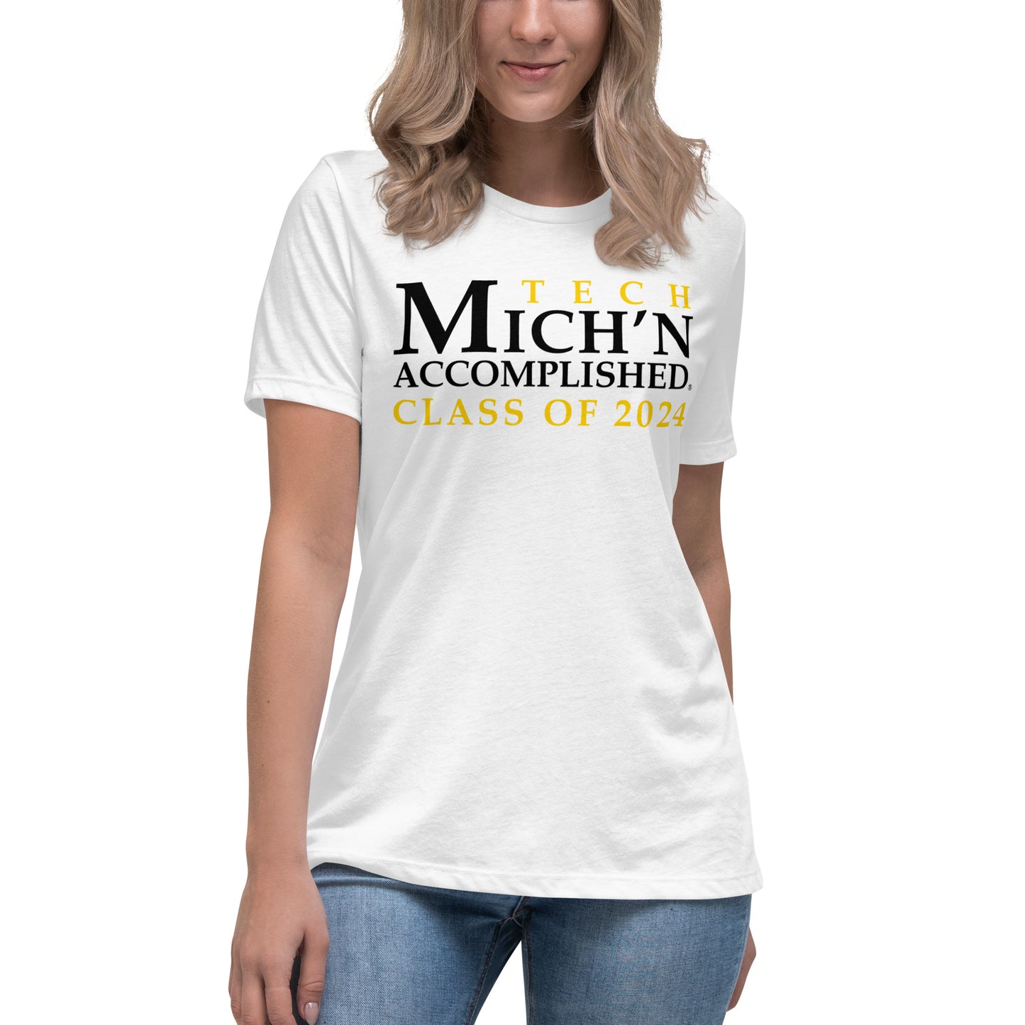 Tech Accomplished Grad 2024 Women's White T-Shirt