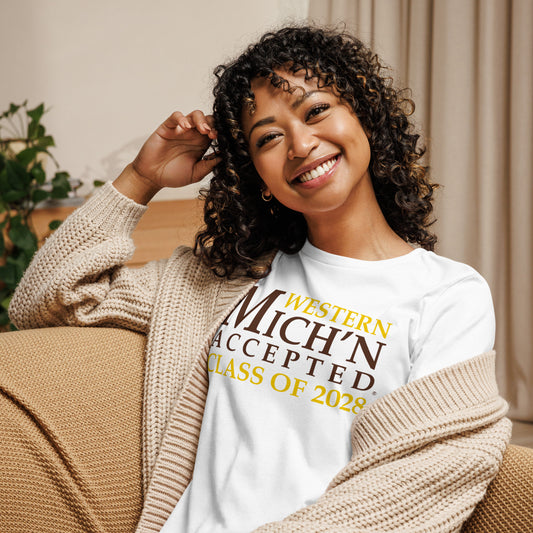 Western Accepted Grad 2028 Women's White T-Shirt