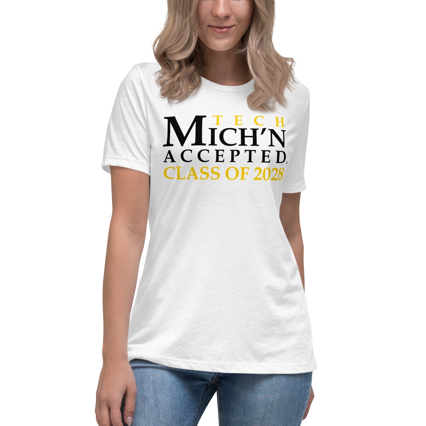 Tech Accepted Grad 2028 Women's White T-Shirt