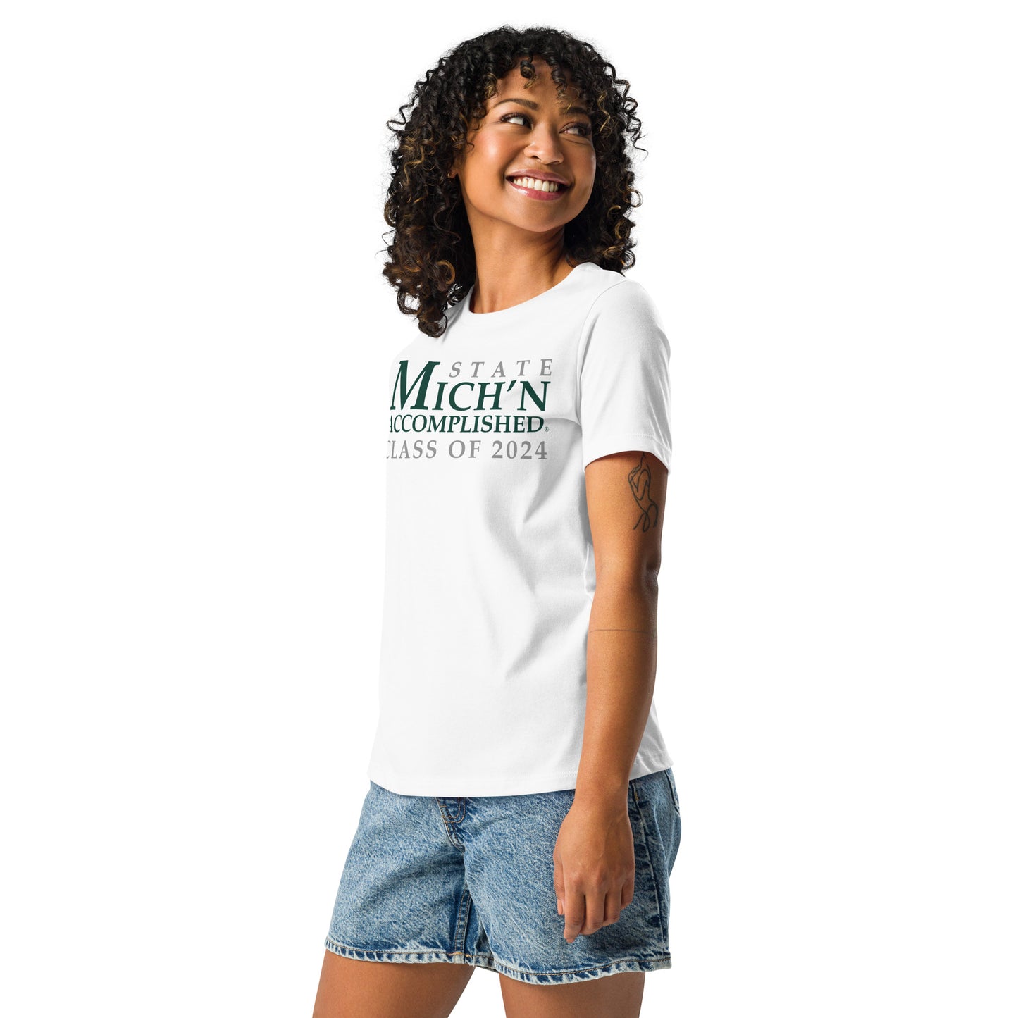 State Accomplished Grad 2024 Women's White T-Shirt