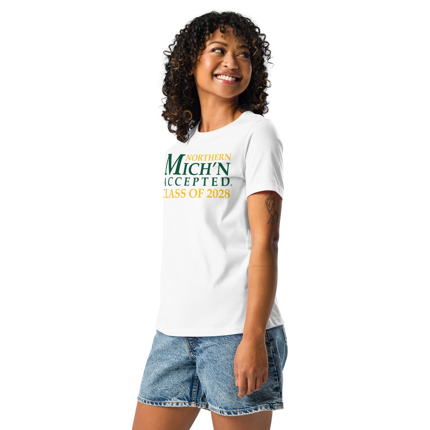 Northern Accepted Grad 2028 Women's White T-Shirt