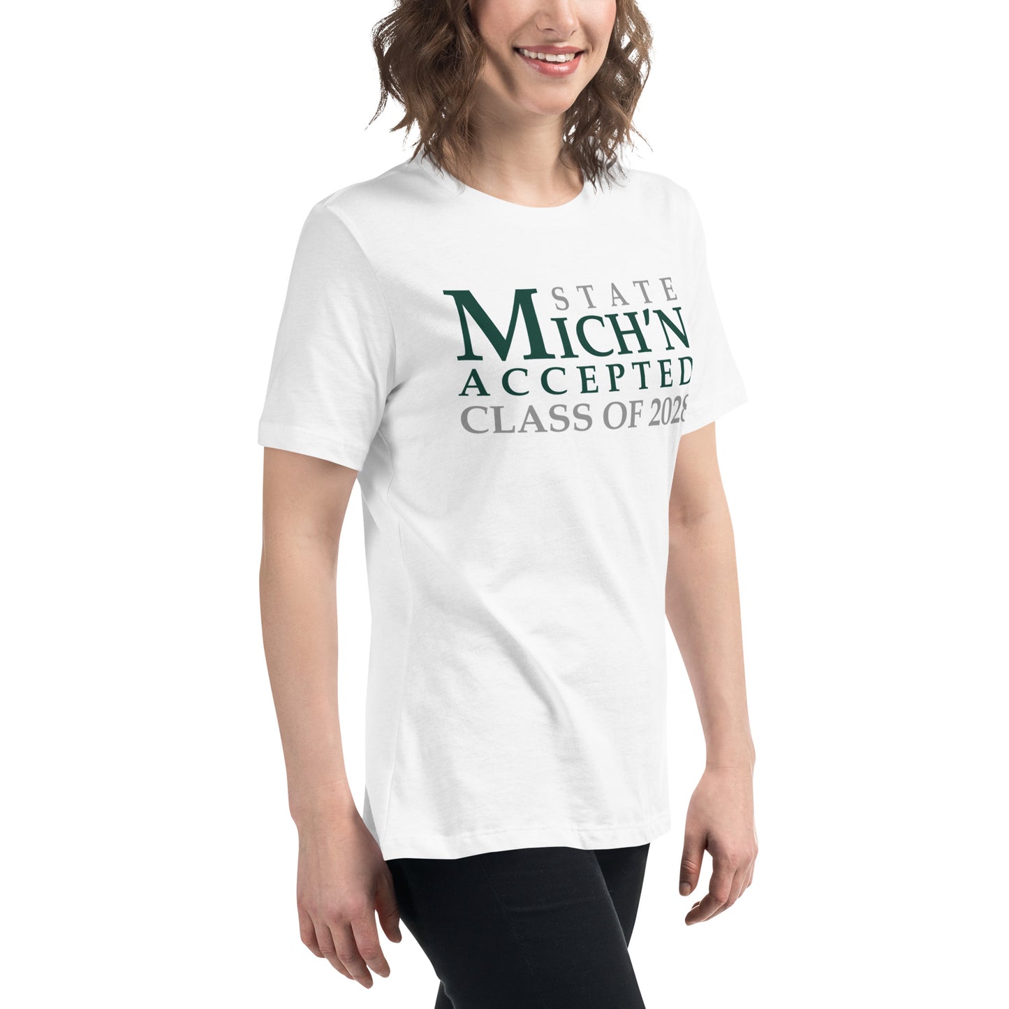 State Accepted Grad 2028 Women's White T-Shirt